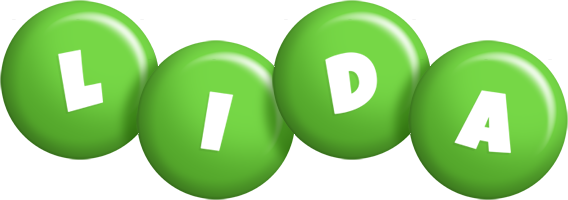 Lida candy-green logo