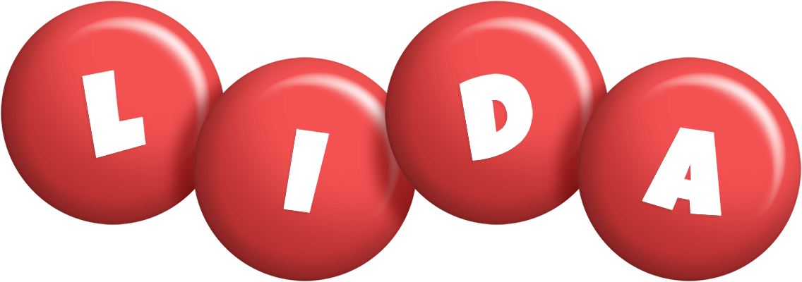 Lida candy-red logo