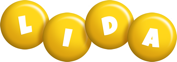 Lida candy-yellow logo