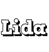 Lida snowing logo