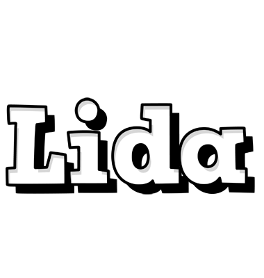 Lida snowing logo