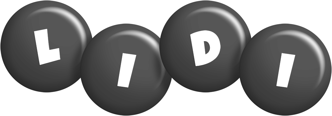 Lidi candy-black logo