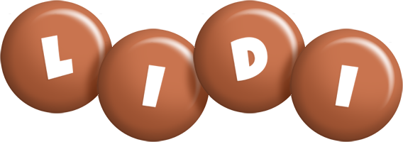 Lidi candy-brown logo