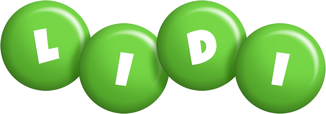 Lidi candy-green logo