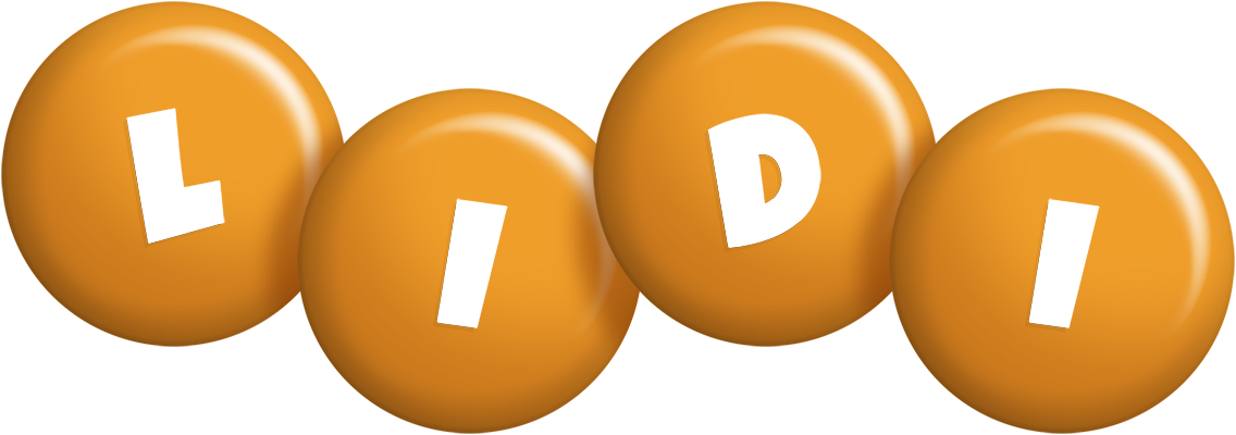 Lidi candy-orange logo