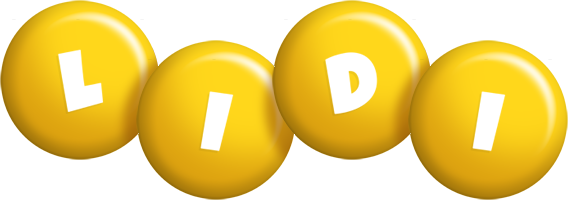 Lidi candy-yellow logo