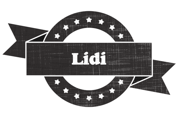 Lidi grunge logo