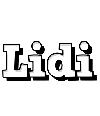 Lidi snowing logo