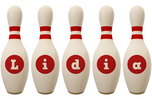 Lidia bowling-pin logo