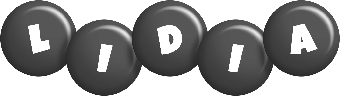 Lidia candy-black logo