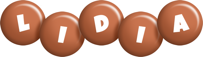 Lidia candy-brown logo