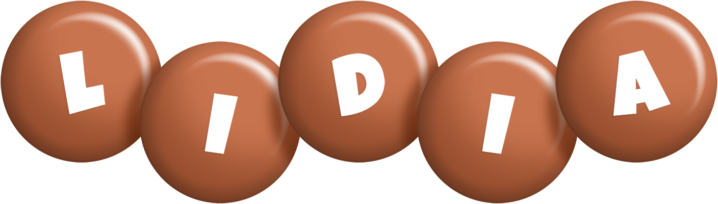 Lidia candy-brown logo