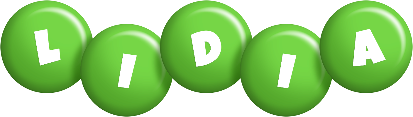 Lidia candy-green logo
