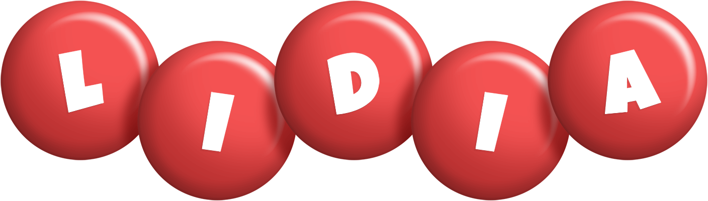 Lidia candy-red logo
