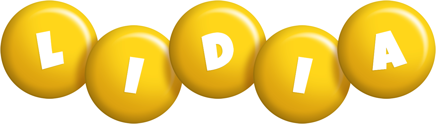 Lidia candy-yellow logo