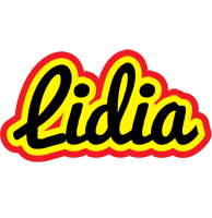 Lidia flaming logo