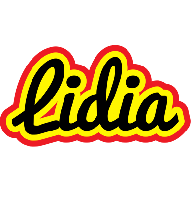 Lidia flaming logo