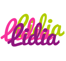 Lidia flowers logo