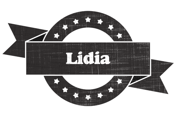 Lidia grunge logo