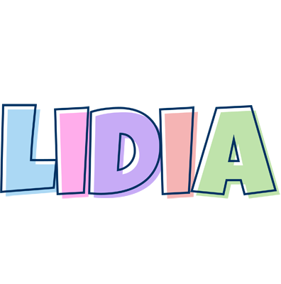Lidia pastel logo