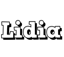 Lidia snowing logo