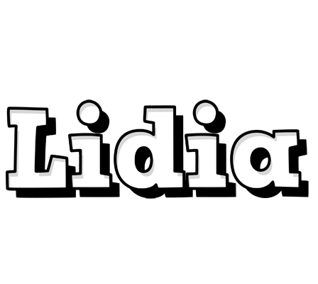 Lidia snowing logo