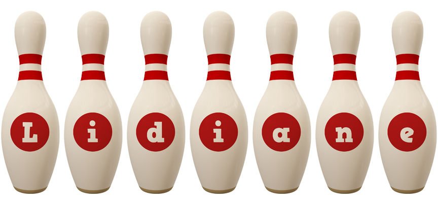 Lidiane bowling-pin logo