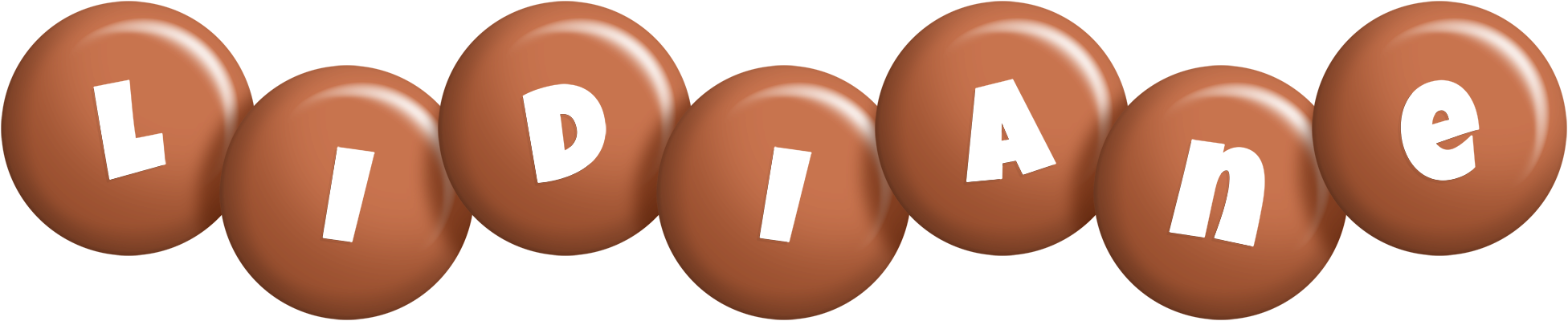 Lidiane candy-brown logo