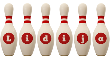 Lidija bowling-pin logo