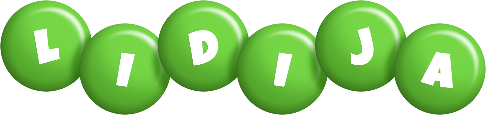 Lidija candy-green logo