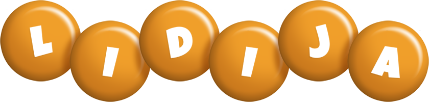 Lidija candy-orange logo