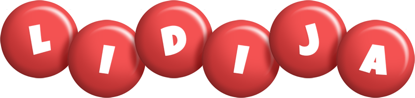 Lidija candy-red logo