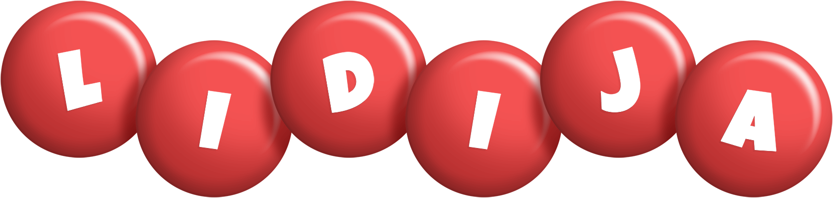 Lidija candy-red logo