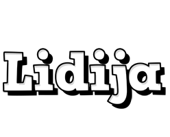 Lidija snowing logo
