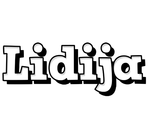 Lidija snowing logo