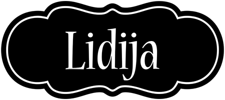 Lidija welcome logo