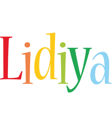 Lidiya birthday logo
