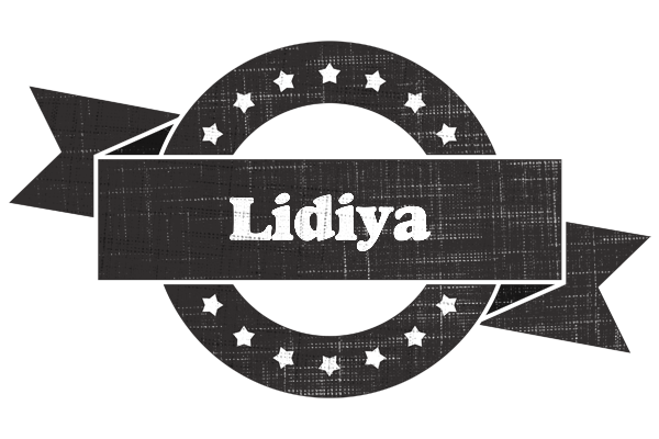 Lidiya grunge logo