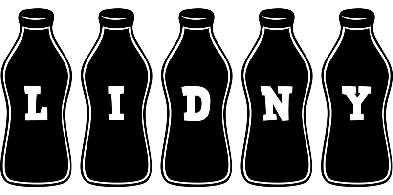 Lidny bottle logo