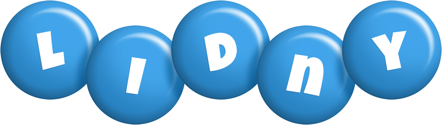 Lidny candy-blue logo