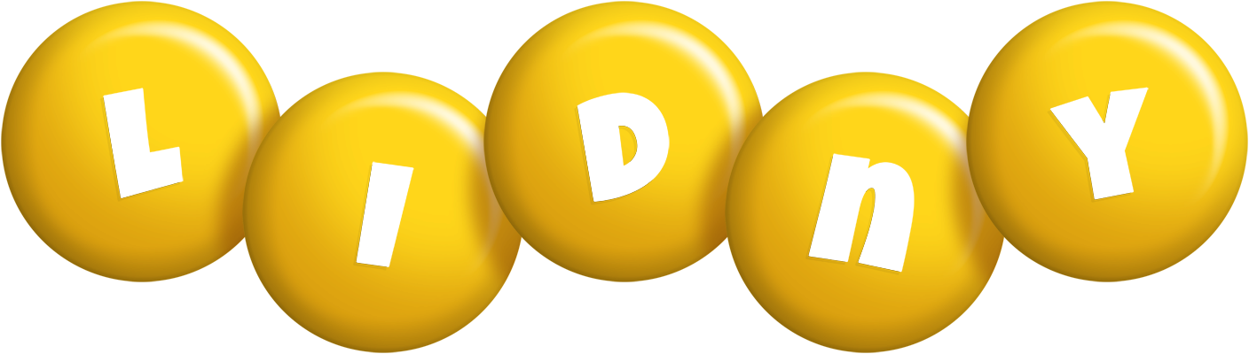 Lidny candy-yellow logo