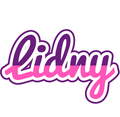 Lidny cheerful logo
