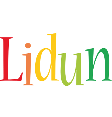 Lidun birthday logo