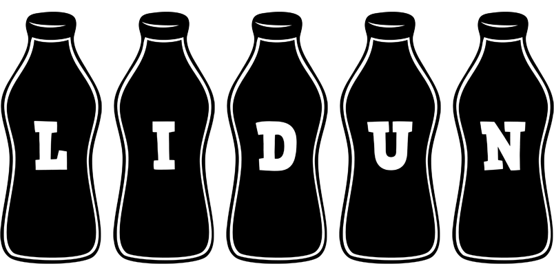 Lidun bottle logo