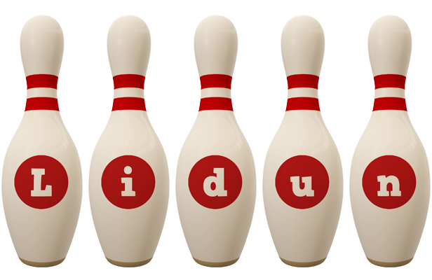 Lidun bowling-pin logo
