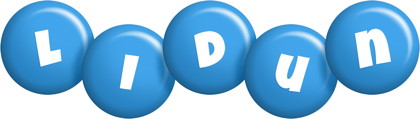 Lidun candy-blue logo