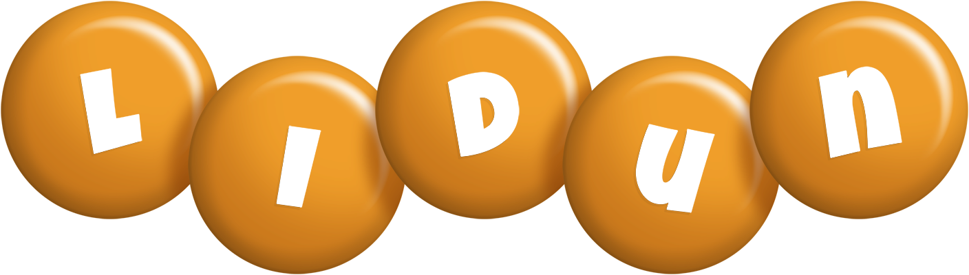 Lidun candy-orange logo