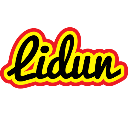 Lidun flaming logo