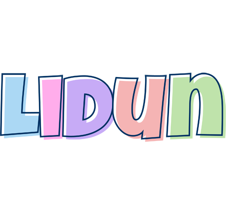 Lidun pastel logo