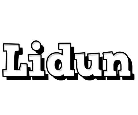 Lidun snowing logo